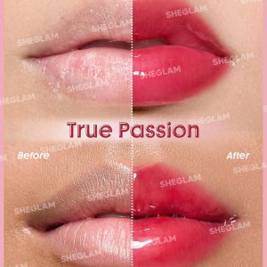 SHEGLAM Brillo Labial Rellenador y Luminoso - Pasión Verdadera
