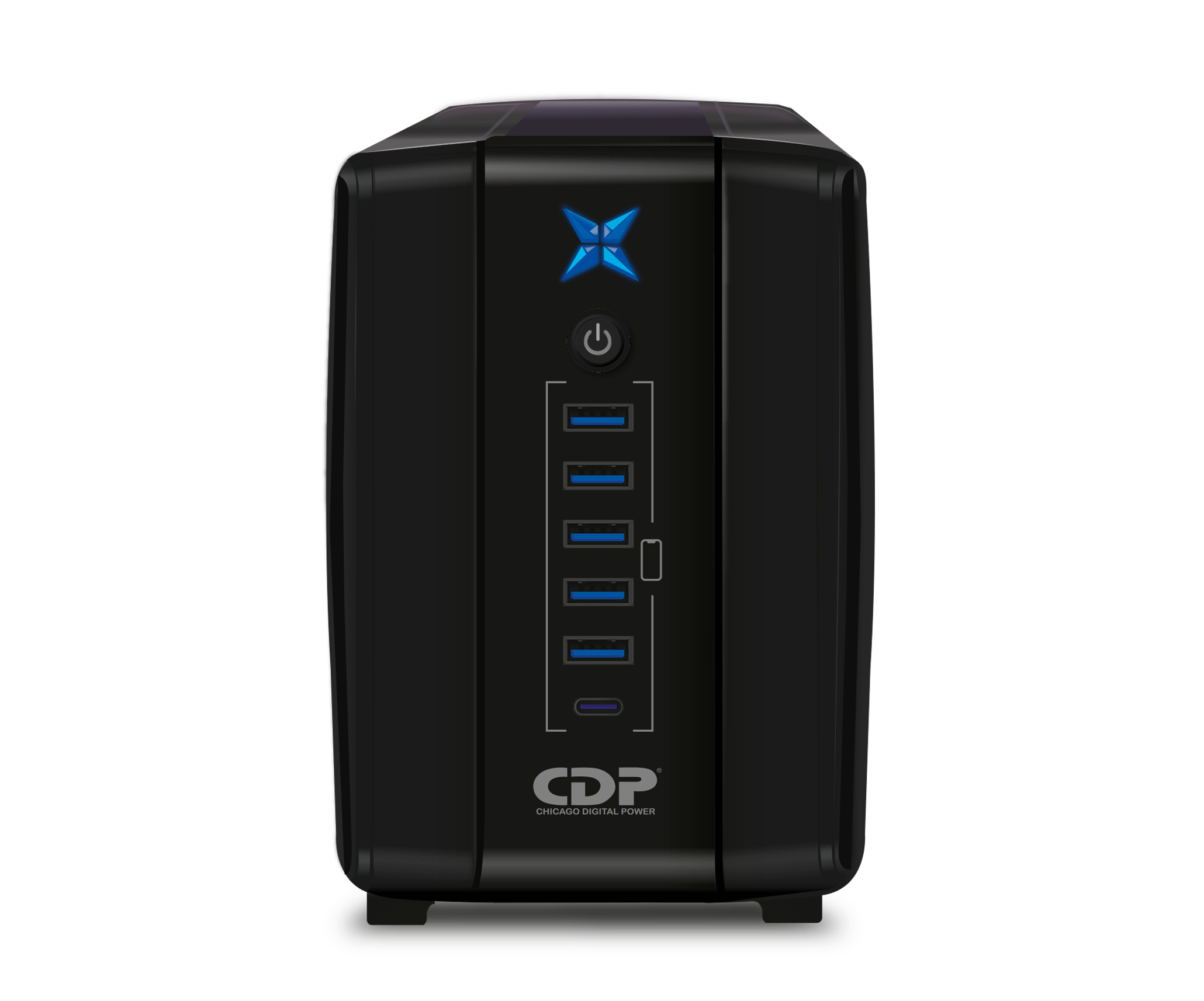 UPS CDP R-UPR1008 Interactivo 1000VA 500W 8 Tomas y 6 Puertos USB