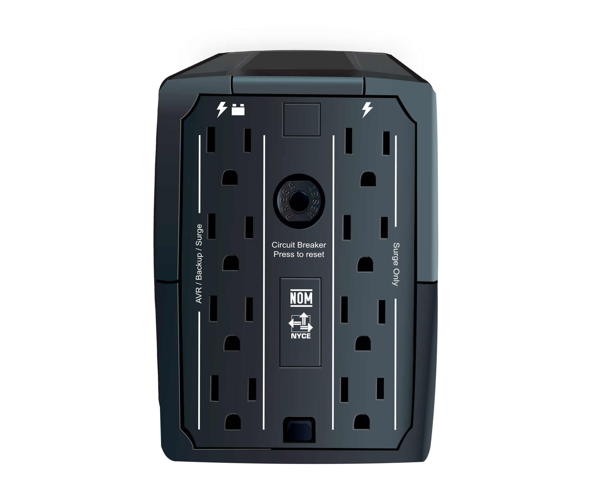 UPS Interactivo CDP R-UPR758 750VA / 375W con AVR y Supresor de Picos