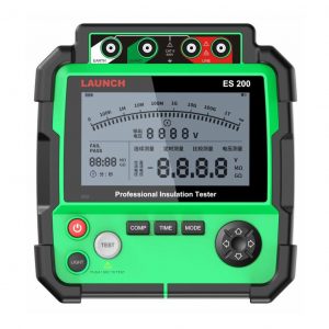 comprobador de resistencia de aislamiento LAUNCH ES200 para vehículos eléctricos ofrece mediciones precisas de la resistencia de aislamiento con opciones de alto voltaje (500 V, 1000 V, 2500 V), lo que garantiza un diagnóstico seguro y eficiente para los sistemas de alto voltaje de los vehículos eléctricos entrega en 12 días
