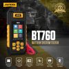 Probador de carga de baterías AUTOOL BT760 con impresora