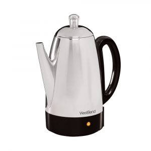 Percoladora West Bend de 12 tazas Acero Inoxidable