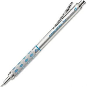 Pentel Graph Gear 1000 Automatic Drafting Pencil, 0.7mm Lead Size, Blue Barrel, 1 Each (PG1017C)