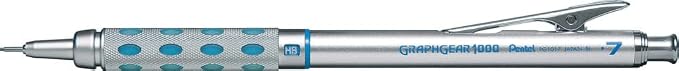 Pentel Graph Gear 1000 Automatic Drafting Pencil, 0.7mm Lead Size, Blue Barrel, 1 Each (PG1017C)