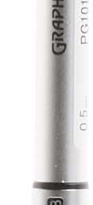 Pentel Graph Gear 1000 Automatic Drafting Pencil, 0.5mm Lead Size, Brushed Metal Barrel, 1 Each (PG1015A)