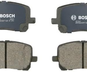 BOSCH BC923 QuietCast Premium - Juego de pastillas de freno de disco de cerámica - Compatible con Select Pontiac Vibe; Toyota Corolla, Matrix; Delantero