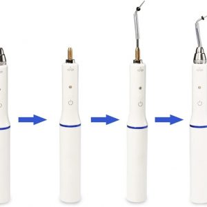 XUX Sistema de Obturación de Gutta Percha Pluma Endo con 2 Puntas Gutta Percha Blanco
