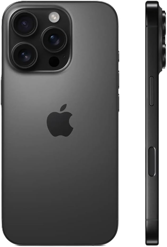 Apple iPhone 16 Pro Max, 512GB, Black Titanium - Unlocked (Renewed)