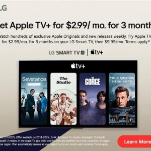 LG 55-Inch Class OLED evo AI 4K C5 Series Smart TV w/Dolby Atmos, Dolby Vision, HDR10, AI Super Upscaling 4K, Filmmaker Mode, Wow Orchestra, Alexa Built-in (OLED55C5PUA, 2025)