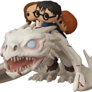 Funko Pop! Rides: Dragón de Gringotts de Harry Potter con Harry, Ron y Hermione, figura de vinilo