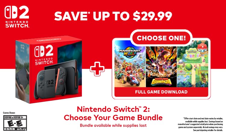 Nintendo Switch 2: Choose Your Game Bundle