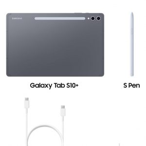 Samsung Galaxy Tab S10+ Plus 12.4" 256GB Tableta Android, Herramientas Galaxy AI, Círculo para Buscar, Pantalla AMOLED 2X, Batería de Larga Duración, Diseño Duradero, S Pen para Toma de Notas, Versión | Galaxy AI Tools, Circle to Search, AMOLED 2X Display, Long Battery Life, Durable Design, S Pen for Note-Taking, US Version