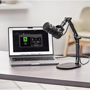 RØDE PodMic USB Versatile Dynamic Broadcast Microphone With XLR and USB Connectivity for Podcasting, Streaming, Gaming, Music-Making and Content Creation (Black)