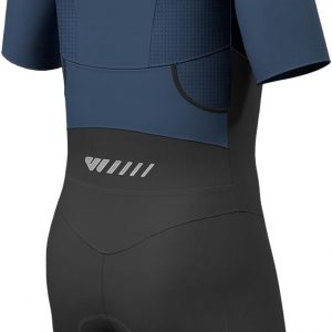 Lo.gas Triathlon Suits Mens,High Elasticity Breathable Quick-Drying Trisuits Race Skinsuits Cycling Swimskin Bike Swim Run