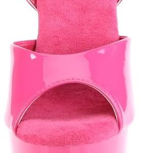 Pleaser Sandalia Flamingo-809 con correa al tobillo para mujer