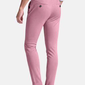 GINGTTO - Pantalones de vestir para hombre, ajustados, con puños elásticos