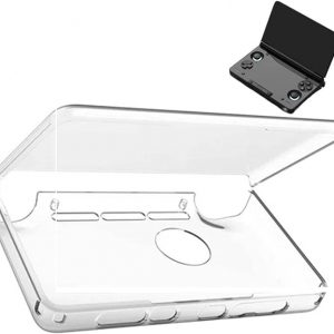 Funda protectora de mano para Ayn Thor, funda protectora completa de plástico transparente para consola de juegos Ayn Thor, cómoda funda rígida antideslizante a prueba de arañazos anticaídas