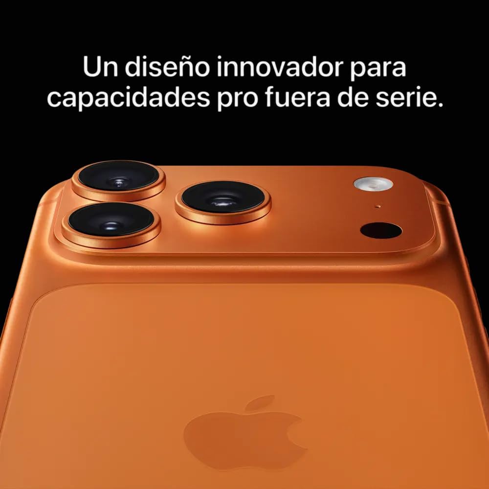 Apple iPhone 17 Pro Max, US Version, 512GB, eSIM, Cosmic Orange- Unlocked (Renewed)