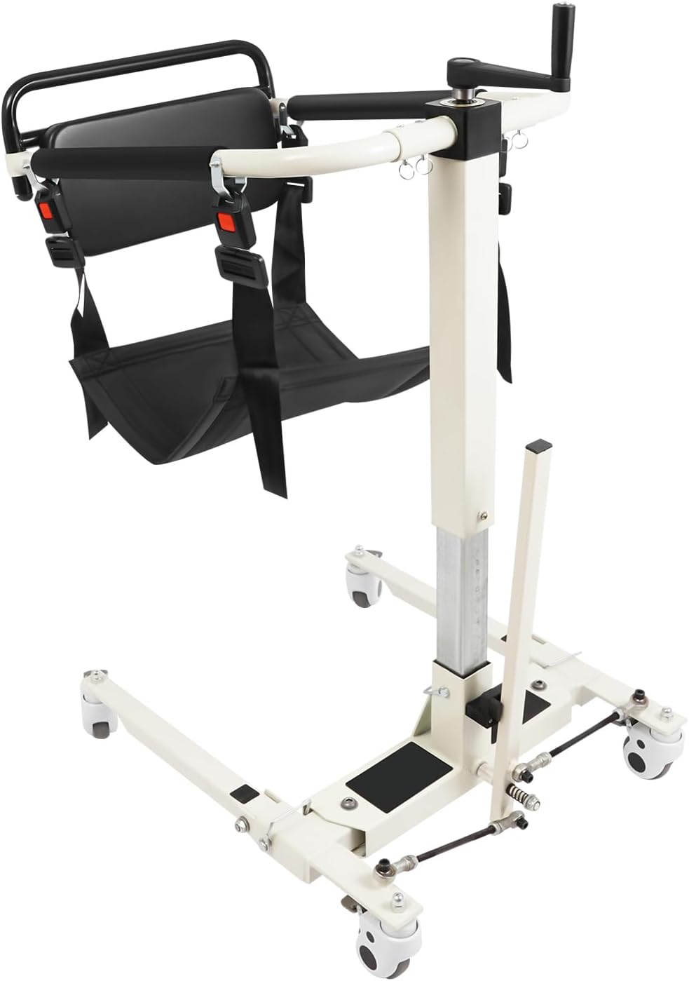 Patient Lift Transfer Chair, Portable Patient Lift Wheelchair, Lift Transfer Chair for Car with Wheels, Bedside for Households, Hospitals, Nursing Homes, Beds