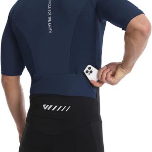 Lo.gas Triathlon Suits Mens,High Elasticity Breathable Quick-Drying Trisuits Race Skinsuits Cycling Swimskin Bike Swim Run