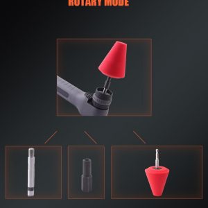 Cordless Mini Polisher, SPTA 12V Cordless Polisher for Detailed Polishing, Cordless Car Buffer Polisher, RO&DA Buffer Polisher with Mini Polishing Pads and Wool Pads for Polishing, Sanding, Cleaning