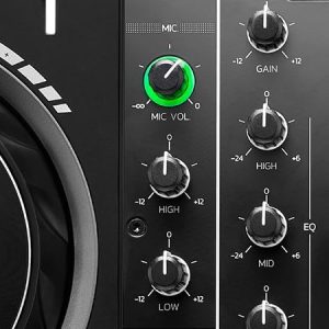 Hercules DJControl Inpulse 500: 2-deck USB DJ controller for Serato DJ and DJUCED (included) | Serato Dj Lite and Djuced Included, Built-in Audio Interface, 16 Rgb Pads, Touch Jog Wheels