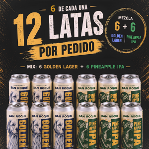Mix Pack 12X Cervezas Lager/IPA