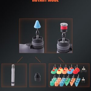 Cordless Mini Polisher, SPTA 12V Cordless Polisher for Detailed Polishing, Cordless Car Buffer Polisher, RO&DA Buffer Polisher with Mini Polishing Pads and Wool Pads for Polishing, Sanding, Cleaning