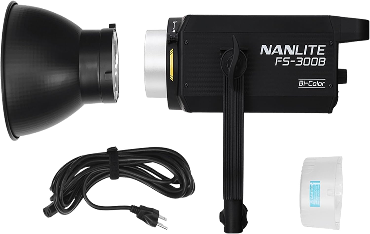 Nanlite FS-300B Foco LED Bicolor de 300W - 2700K-6500K CRI Ajustable 96, Control por App, Luz de Video LED Montura Bowens para Fotografía/Videografía/YouTube/TikTok Creación de Contenido y Transmisión