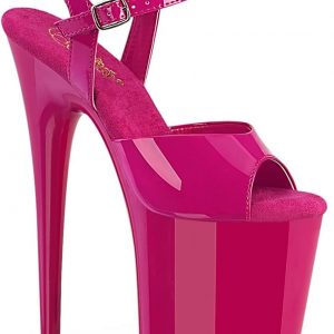 Pleaser Sandalia Flamingo-809 con correa al tobillo para mujer