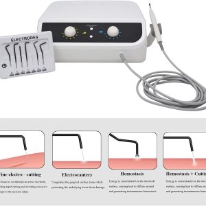 LK-U34pro: Sistema de corte de precisión de alta frecuencia de 30 W para aplicaciones médicas, estéticas y veterinarias - 7 puntas intercambiables