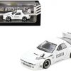 Diecast Model Car Compatible with Inno64 Mazda RX-7 FC3S Pandem Aero Widebody White 1/64 IN64-RX7FCP-WHI1