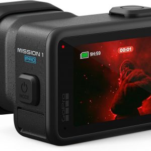 GoPro Mission 1 PRO - Compact Cinema Action Camera with 8K60 Video, 1" Sensor, Advanced Low Light Performance, 50MP Photos, 960fps Slo-Mo, HyperSmooth Stabilization