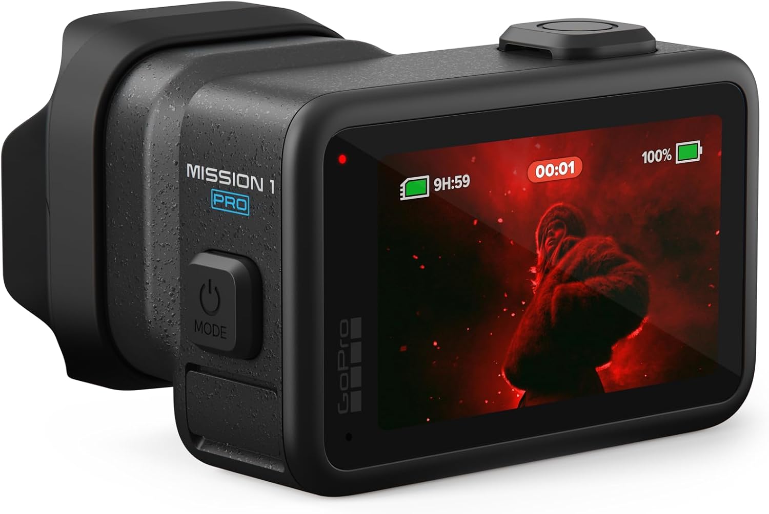GoPro Mission 1 PRO - Compact Cinema Action Camera with 8K60 Video, 1" Sensor, Advanced Low Light Performance, 50MP Photos, 960fps Slo-Mo, HyperSmooth Stabilization