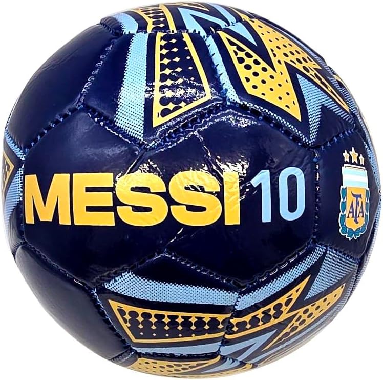 Icon Sports Argentina National Football Team Soccer Ball Ball- Messi 10 Size 2 Ball - Navy