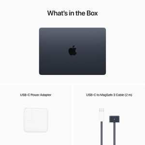 Apple 2022 MacBook Air with Apple M2 Chip, 13-inch, 8GB RAM, 512GB SSD Storage, Midnight (Renewed Premium)
