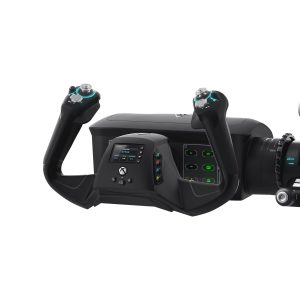 Turtle Beach VelocityOne Flight Universal Control System - Xbox Series X & Xbox Series S, Xbox One & Windows 10 & 11 PCs with Yoke Handle, Throttle Quadrant, Trim Wheel & Rudder Controls | Xbox Series X|S, Xbox One, Windows PC, Complete Controls, Yoke Handle, Throttle Quadrant, Trim Wheel & Rudder Controls, Black