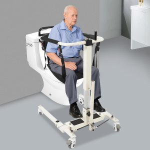Patient Lift Transfer Chair, Portable Patient Lift Wheelchair, Lift Transfer Chair for Car with Wheels, Bedside for Households, Hospitals, Nursing Homes, Beds