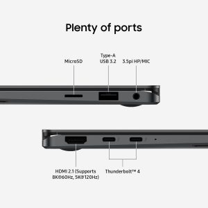 Samsung 16” Galaxy Book5 Pro 360 Copilot+ PC, AI Computer, Intel Core 7 Ultra Processor, 3K AMOLED (2880x1800) Touchscreen, S Pen,120Hz, Dolby Atmos, Student Laptop, Lightweight, All-Day Battery Life
