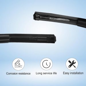 75551-52130 Pair Roof Drip Molding Strips Roof Molding Drip Weatherstrip Left and Right Side Fits for Toyota Yaris Hatchback 2006 2007 2008 2009 2010 2011 Replace 75551-52130
