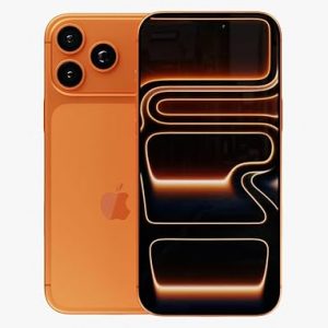 Apple iPhone 17 Pro Max, US Version, 512GB, eSIM, Cosmic Orange- Unlocked (Renewed)