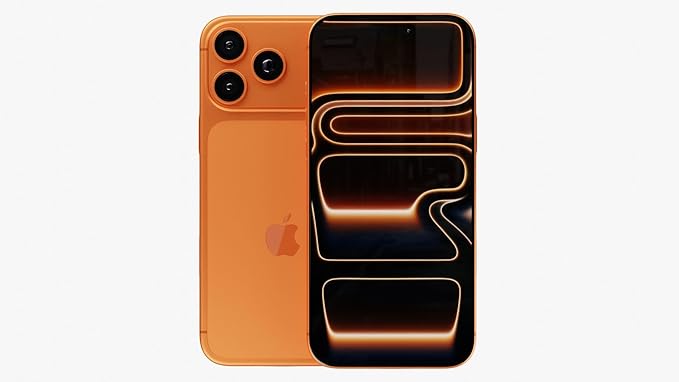 Apple iPhone 17 Pro Max, US Version, 512GB, eSIM, Cosmic Orange- Unlocked (Renewed)