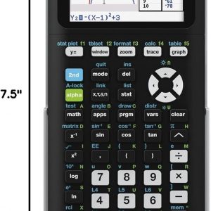 Calculadora gráfica TI84PLSCEBLUBRY de Texas Instruments, Negro