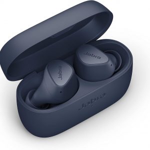Jabra Elite 3 in Ear Wireless Bluetooth Earbuds – Noise Isolating True Wireless Buds with 4 Built-in Microphones for Clear Calls, Rich Bass, Customizable Sound, and Mono Mode - Navy