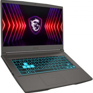 MSI Thin 15 15.6”144Hz portátil para juegos, AMD R5-7535HS, RTX 4050, Windows 11, con HDMI (32GB RAM | SSD PCIe de 1TB)