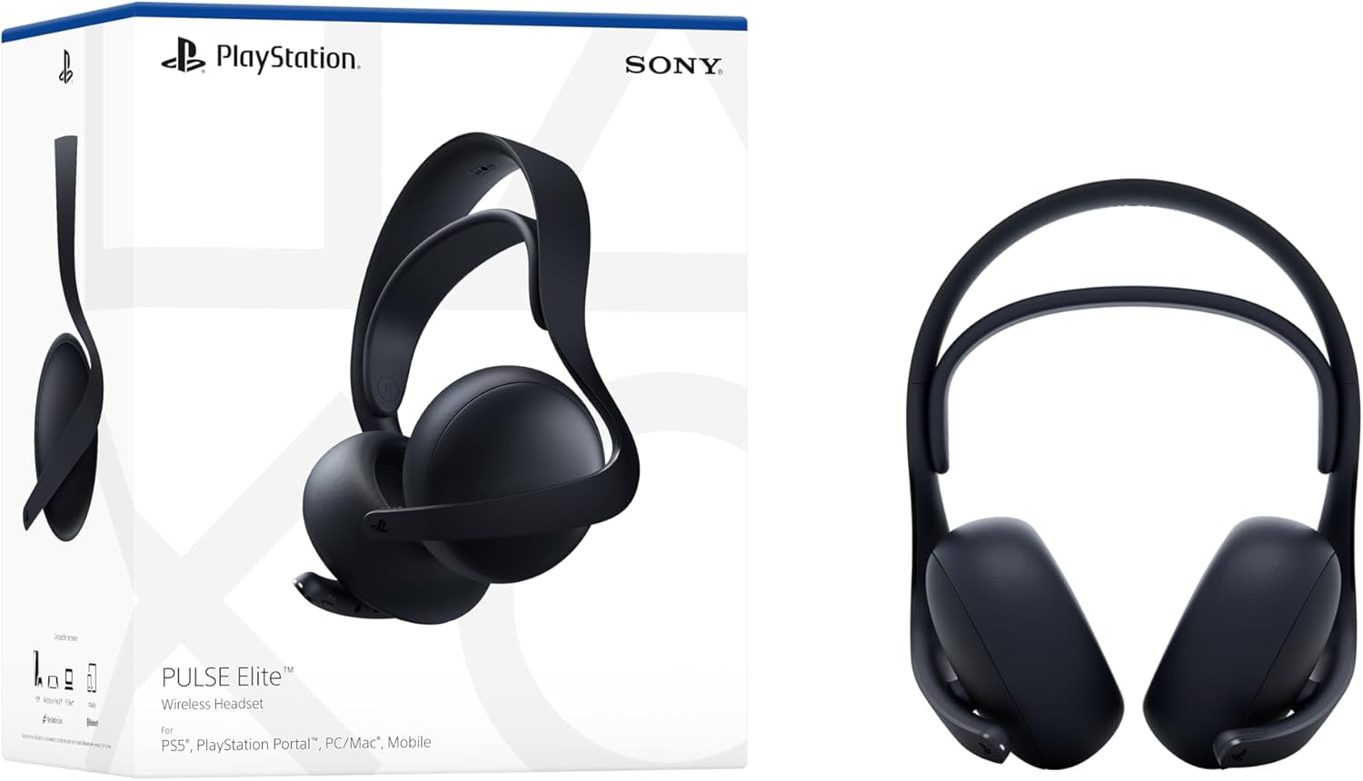 PlayStation Auriculares inalámbricos Pulse Elite - Negro medianoche