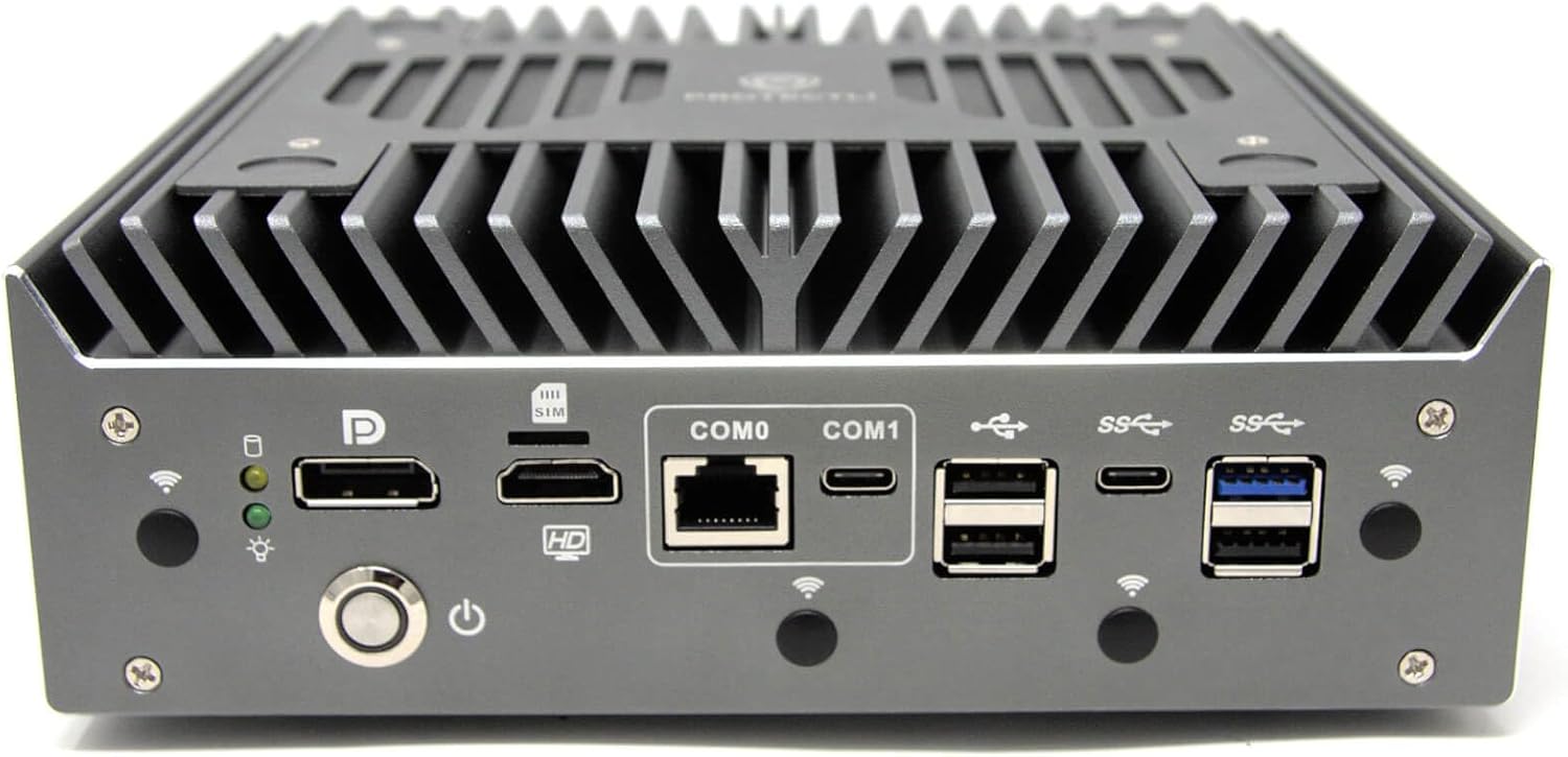 Protectli Vault Pro VP6650-6 Port, Micro Appliance/Mini PC - Intel i5, 2X 10G SFP+ & 4X 2.5G Ports, DDR5 RAM, M.2 NVMe or SATA SSD Storage, AES-NI, Barebones