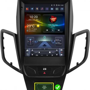 8 Core 6GB+64GB 9.7Inch HD Touchscreen Android 14 Stereo Car Radio Upgrade for Ford Fiesta 2009-2016 Wireless Carplay | Android Auto WiFi GPS Navigation Bluetooth 5.0 AM FM,SWC, Car Tablet