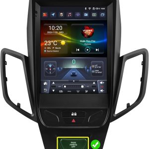 8 Core 6GB+64GB 9.7Inch HD Touchscreen Android 14 Stereo Car Radio Upgrade for Ford Fiesta 2009-2016 Wireless Carplay | Android Auto WiFi GPS Navigation Bluetooth 5.0 AM FM,SWC, Car Tablet