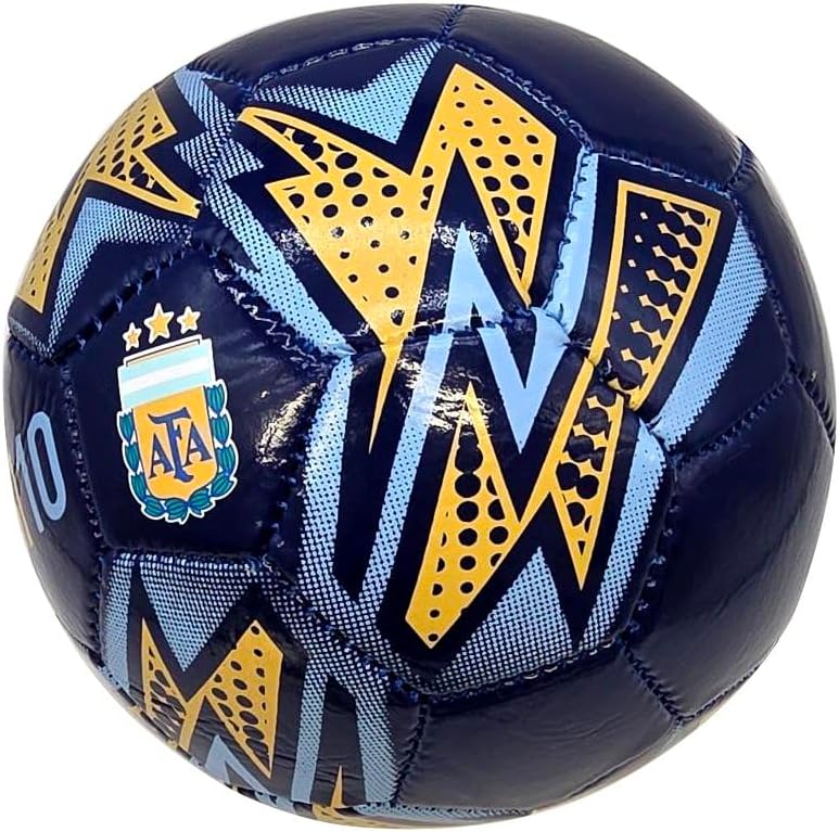 Icon Sports Argentina National Football Team Soccer Ball Ball- Messi 10 Size 2 Ball - Navy